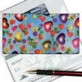 3D Lenticular Checkbook Cover (Hearts & Flowers)